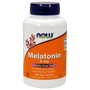 Melatonin 5mg  180капс. / Now Foods USA