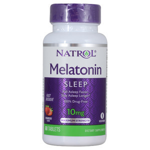 NATROL Melatonin 10 мг 60 табл. быстрорастворимые.								