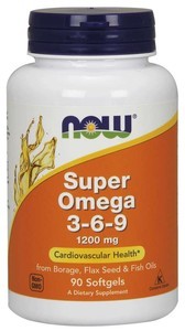 NOW Omega-3-6-9 90 капсул								